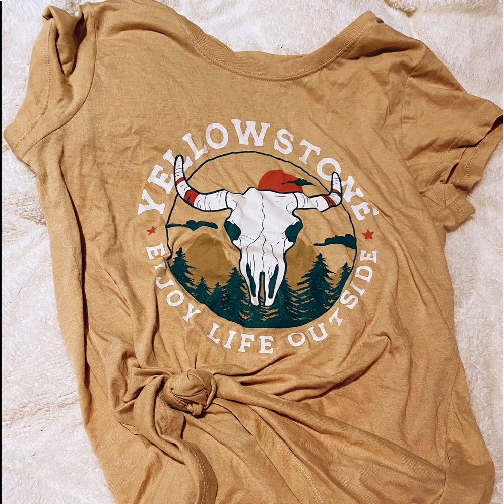 Yellowstone longhorn top